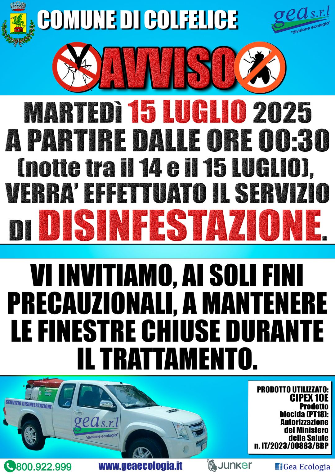 Avviso dinsfestazione